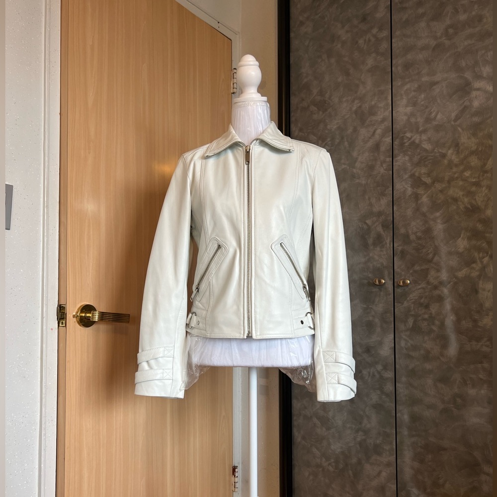 White Leather Jacket - image 1